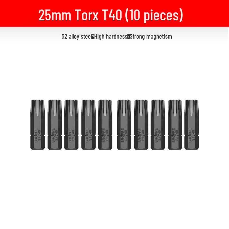 Compact Electric Screwdriver Bit Set: Phillips, Slotted, Torx, Hex, Strong Magnetic Power Drill, S2 Magnetic Bits.