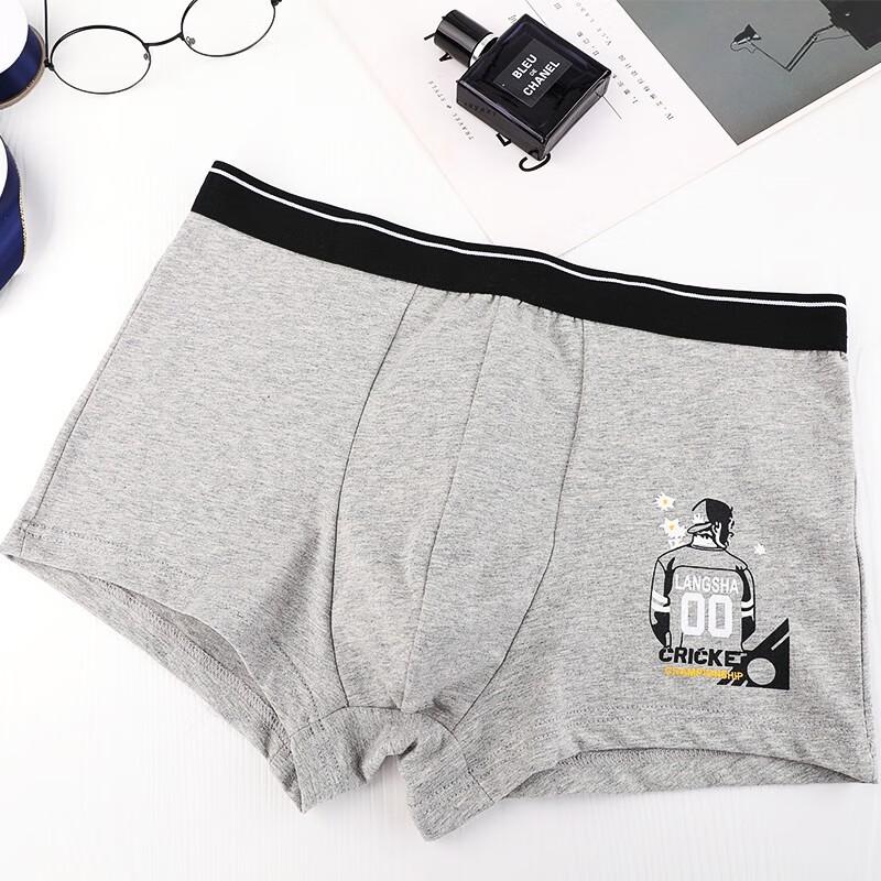 LangSha Men's Pure Cotton Boxer Briefs