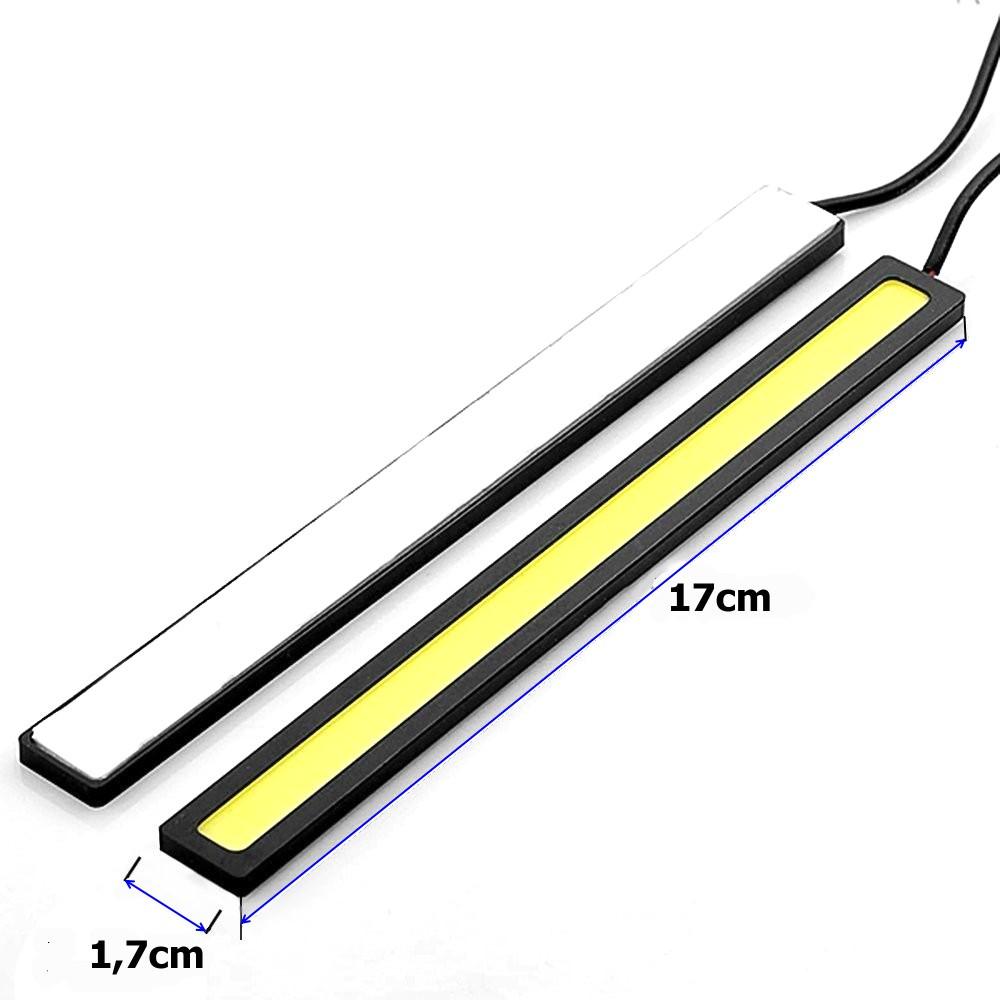 Światła Drl Cob Led 25W Dzienne