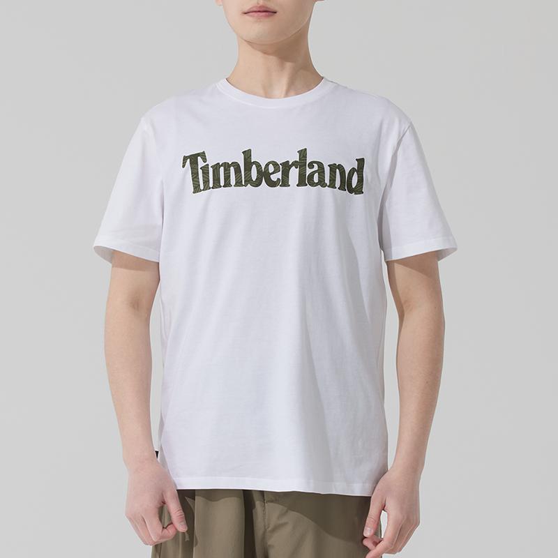 Timberland SS25 T Shirt Men's White A6D6R-100