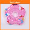 Baby Swimming Ring 41x41cm Adjustable Safe Dual Air Chamber Neck Float For Infants
