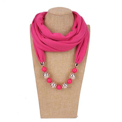 Gorgeous Beads, Circular Ring Scarf, Women's Scarf Accessories, Necklace, Ethnic Scarf
