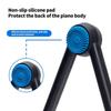 Sturdy Foldable Guitar Stand With Nylon For Solid Support Preventing Instrument Slips On Various Terrains