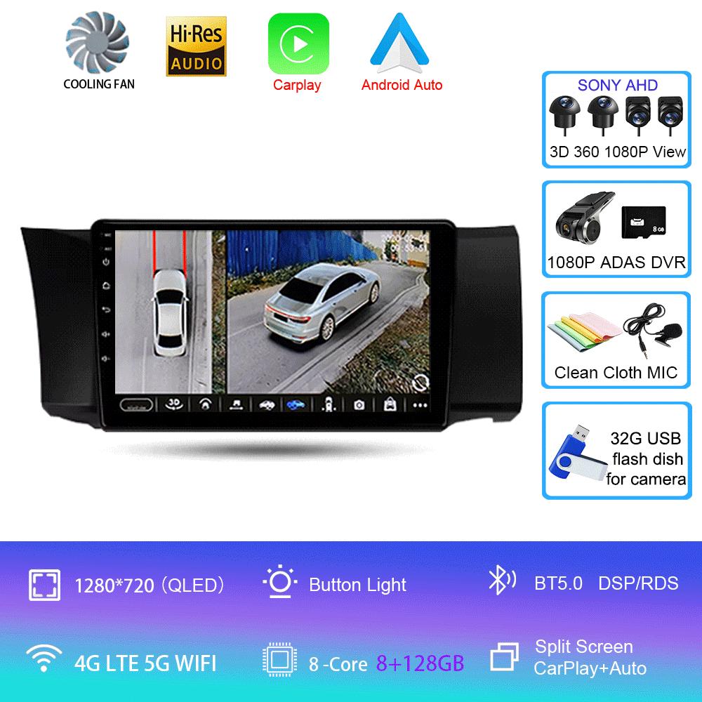 Android 14  Video Player Car  Radio For Toyota GT 86 for Subaru BRZ LHD 2012 - 2016 Player Multimedia Navigation Stereo GPS
