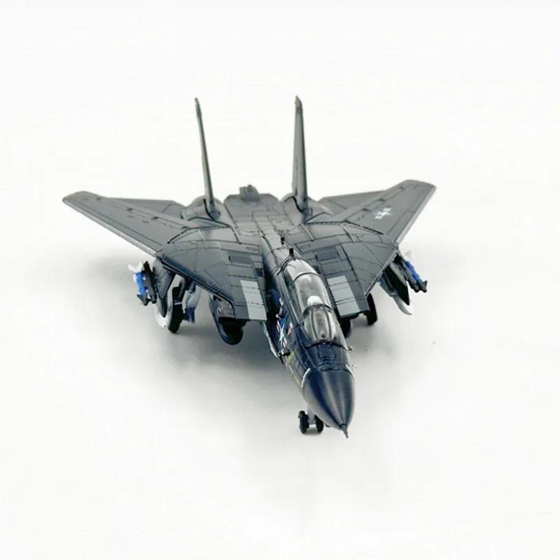 Model odlewany w skali 1/100 Sił Powietrznych USA F-14A F14A F14 VX-4 Samolot ze zmiennymi skrzydłami Model ze stopu Kolekcja Zabawka Prezent