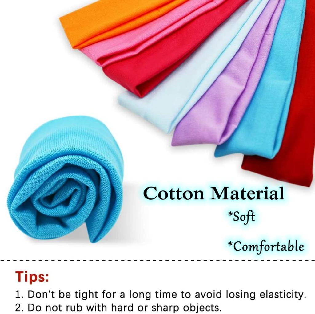 5/10Pcs Elastic Sports Headbands Solid Color Hairbands Fashion Sweatbands For Fitness Yoga Running Cycling