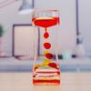 Liquid Motion Bubbler Oil Hourglass Eye-catching Exquisite Attractive Acrylic Ornament Sensory Toy Office Use