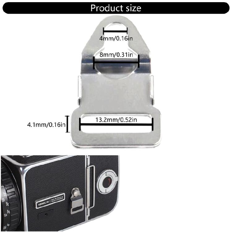 Kameragurt-Adapter-Schnalle für 500C 203 205 SWC, Kiev, Bronica Sichere Kamera-Hals-Schultergurt-Befestigungslaschen