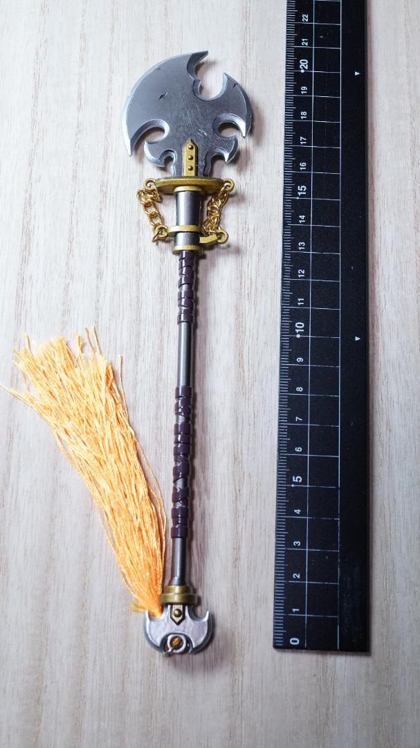 

[Б/У] 21 см Зверь Бог Копье Золото Легенда о Зельде Мини Оружие Брелок Аксессуар