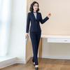 Women's Winter Fleece-Lined Business Suit Set