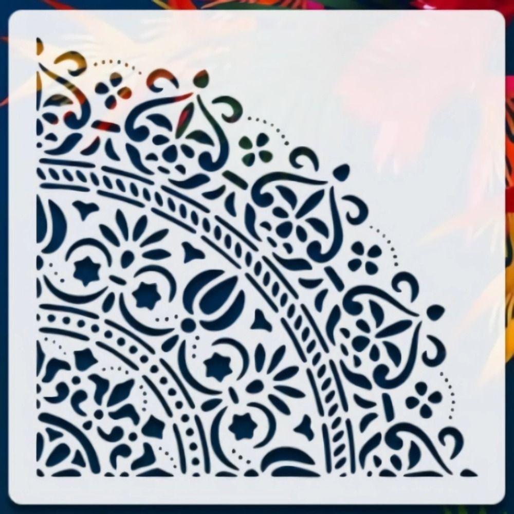 Reusable Mandala Stencil Kit Large Size Stencil Template Embossing Big Stencil  Canvas Art
