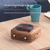 Retro Vinyl Record Player with Bluetooth & Subwoofer - Mini Wireless Desktop Ornament & Creative Gift Speaker
