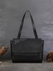 Johnature Genuine Leather Women's Bag Large Capacity Tote Bag Simple Commuting Soft Cowhide Shoulder Bags