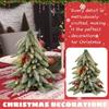 Weihnachtsbaum Umgekehrte Bindung Simuliert Nobel 40CM Kleiner Baum Tischdekoration- Farbbandlampe (mit Zubehör)