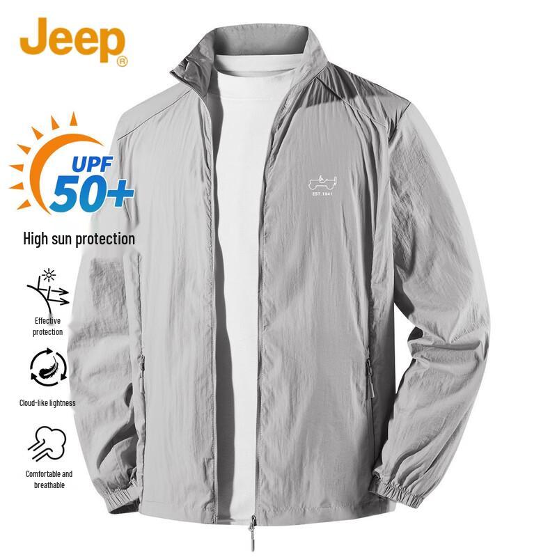 

Мужская легкая куртка JEEP для активного отдыха с защитой от солнца 4XL