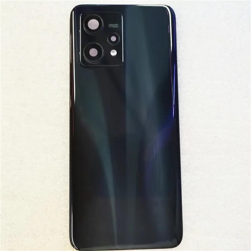 Rückseite für Realme 9 Pro Plus Pro+ Rückschale Glaspanel Gehäuse Rückseite Telefon Deckelschale + Kamerarahmen Linse