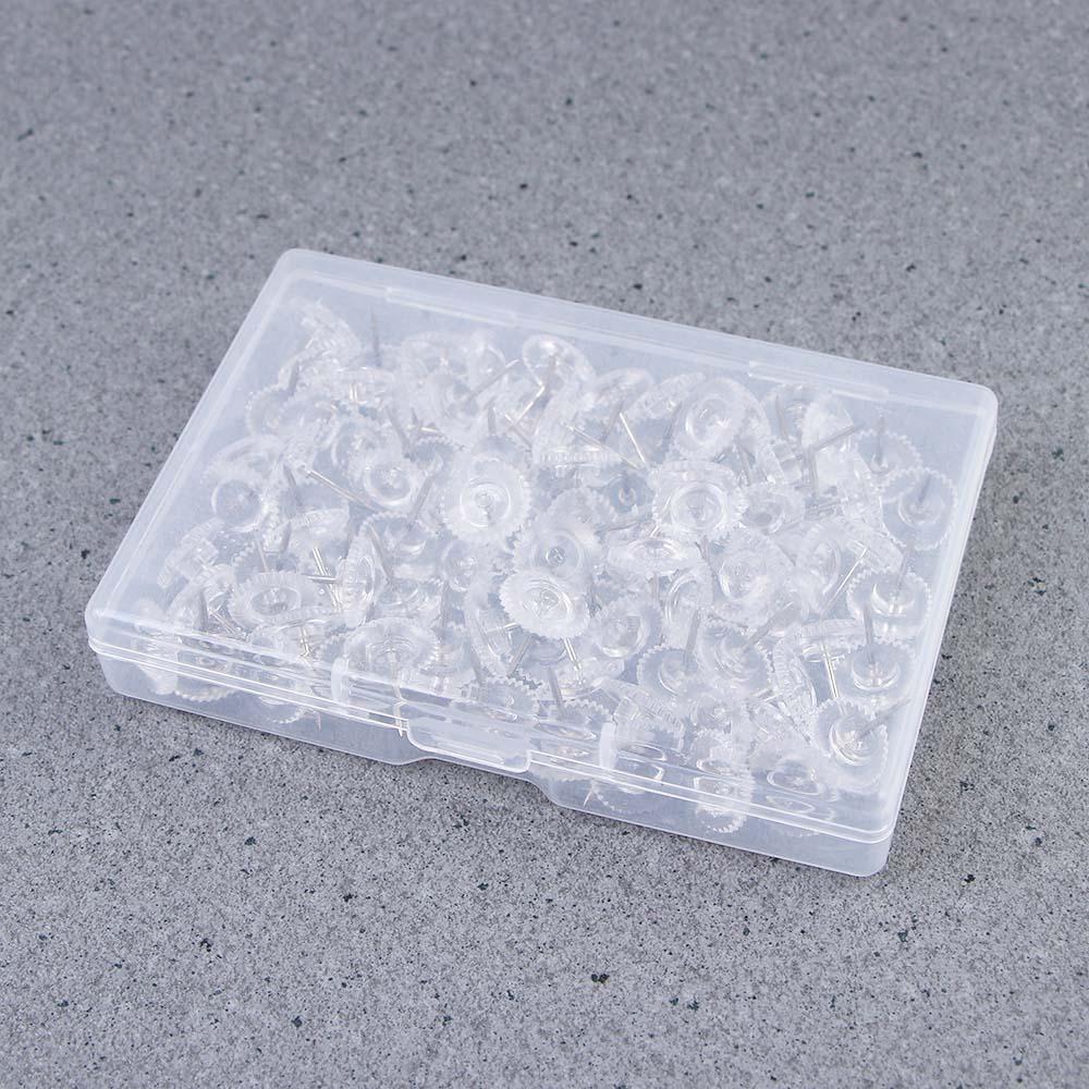 Plastic Head Map Markers Pushpin Decorative Gear-like Pushpins Drawing Pins Map Pins Thumb Tacks