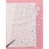 1pc Rhinestone Decorated 3D Butterfly And Flat Design Facial Sticker, Great For Parties And Gatherings