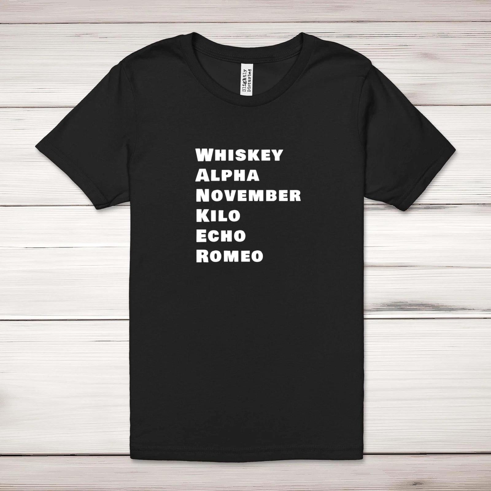 

Whiskey Alpha Adult T-Shirt L