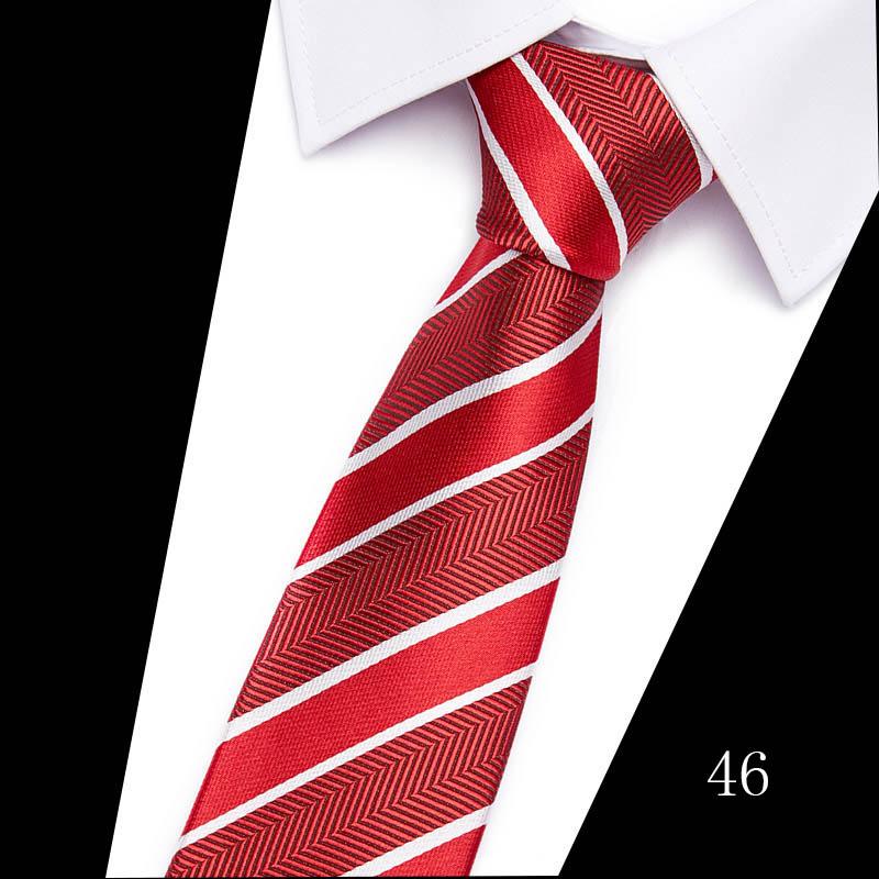 Necktie Man 7.5 cm Silk Tie Solid Color Gravatas Suit Accessories Fit Wedding Holiday Party