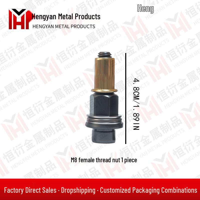 Manual Rivet Nut Tool with Interchangeable Heads M3-M12