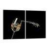 Glas-Kochfeld-Schutzplatte 2x40x52 Wein