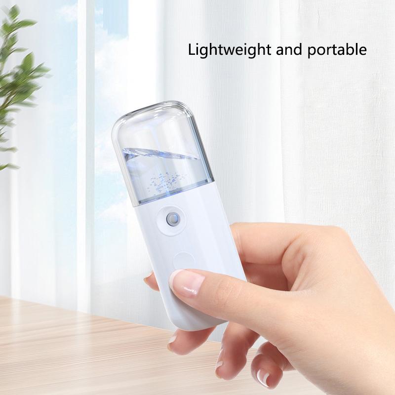 Portable Facial Nano Spray Face Moisturizing Hydrating Cool Spray 30ML Mist Sprayer Facial Mister Steamer for Skin Care, Makeup