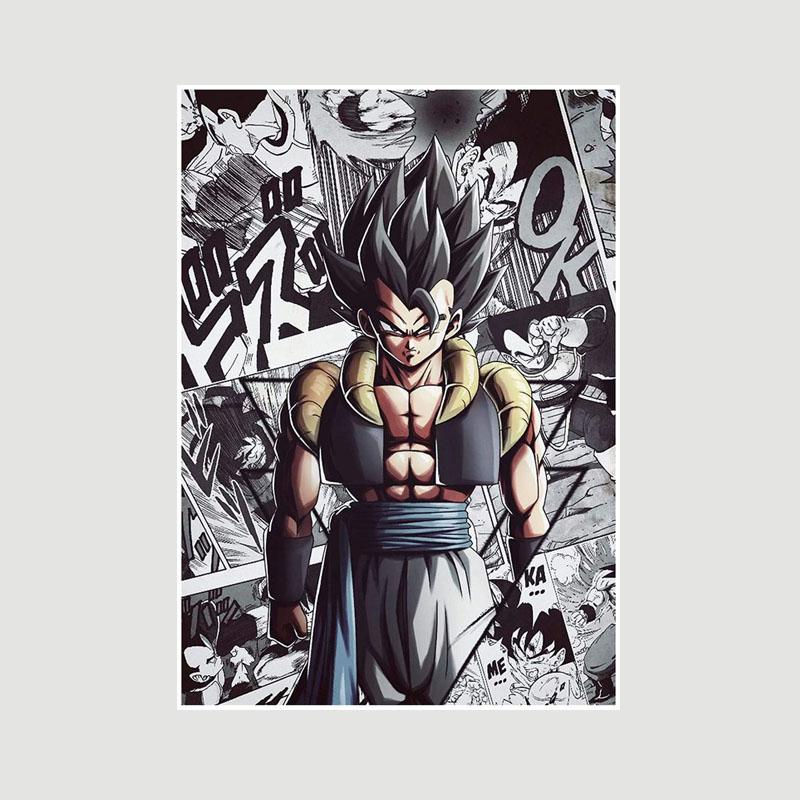 

Класичні аніме Dragon Ball Плакати Білий папір Вінтажні плакати Декор HD Друковані настінні картини Розпис інтер єру Фреска Вітальня Прикраси Картинки 42x30cm