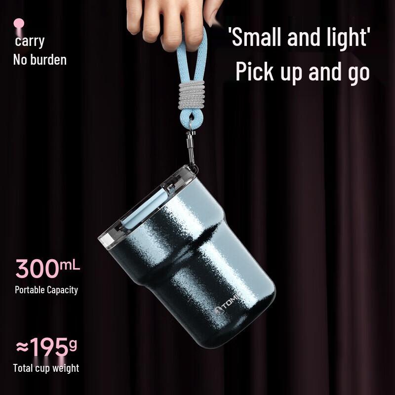 TOMIC BOBO Pure Titanium Travel Coffee Mug