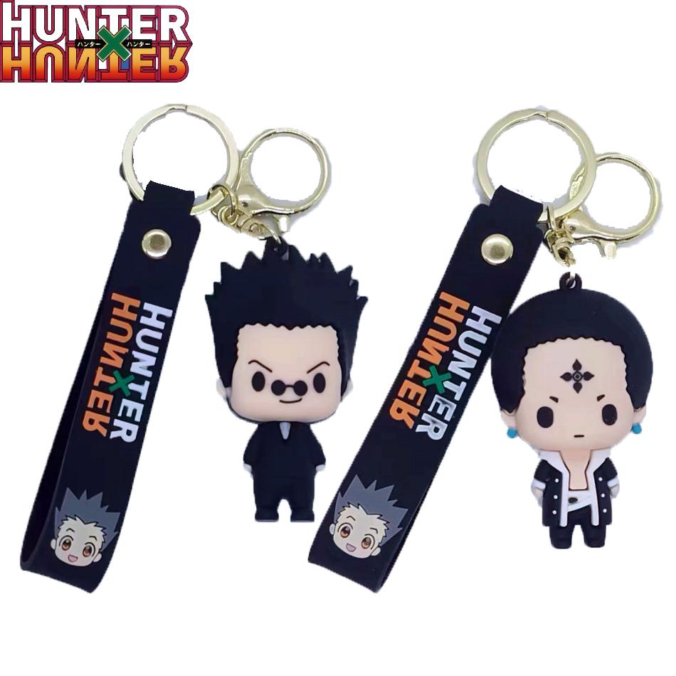 HUNTER X HUNTER Figure Keychain Anime Cartoon GON·FREECSS Doll Pendent Keyring Car Key Holder Accessories Jewelry Kids Toy Gifts
