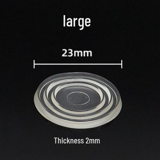 Tempered Glass Coffee Table with Non-slip Rubber Pads