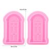 2 st   Dörrfönster Silikonform Tårta Fondant   Form Dekorerings Bakverktyg