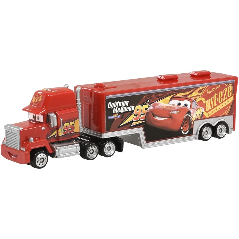 Takara Tomy Disney Cars Tomica Mack Miniature Toy Vehicle Transporter Type for Ages 3 and Up