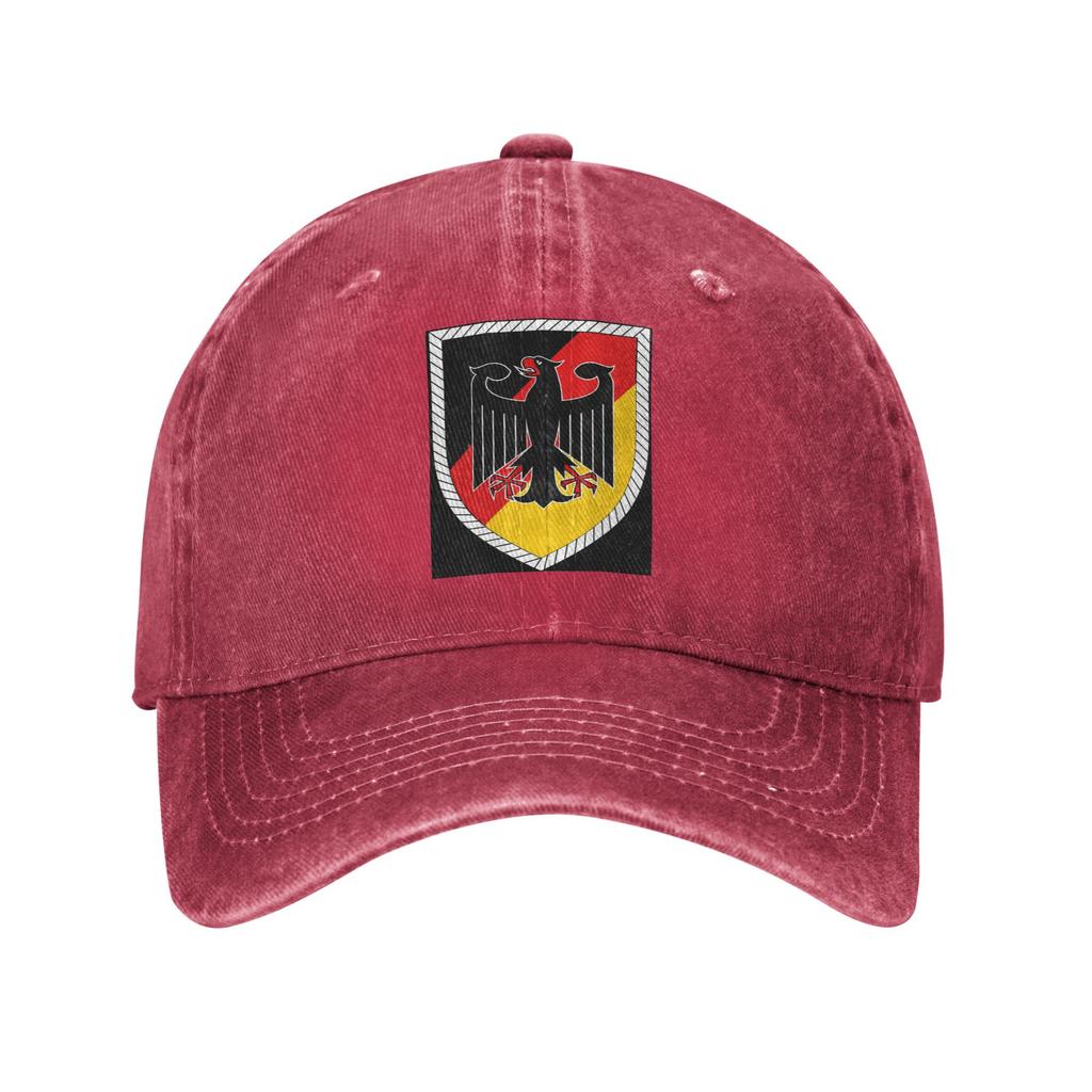 GerUnisex Wappen Reich Flagge Gewaschene Denim Kappe Lässige Baseballkappen Verstellbarer Hut Sommer Unisex Baseballkappen