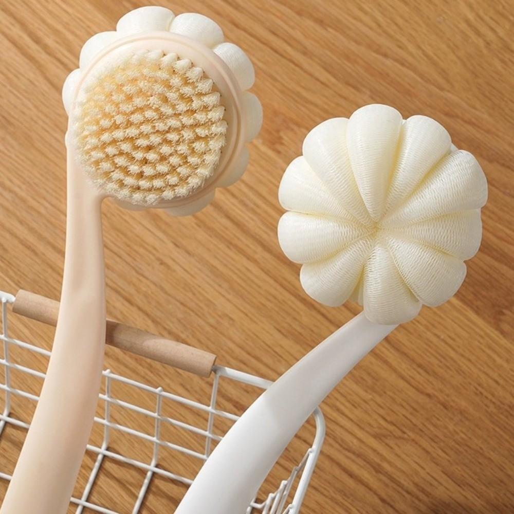 Long Handle Bath Brush Soft Bristles Back Scrubber Creative Shower Body Brush Skin Exfoliating