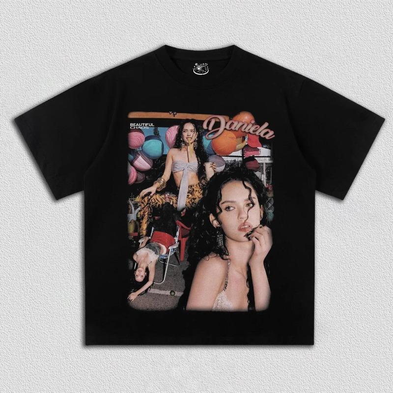 Korean Kpop Band Gril Group KATSEYE Printed T-shirt Women Oversize Y2k Short Sleeve High Quality Harajuku Loose Female Clothing