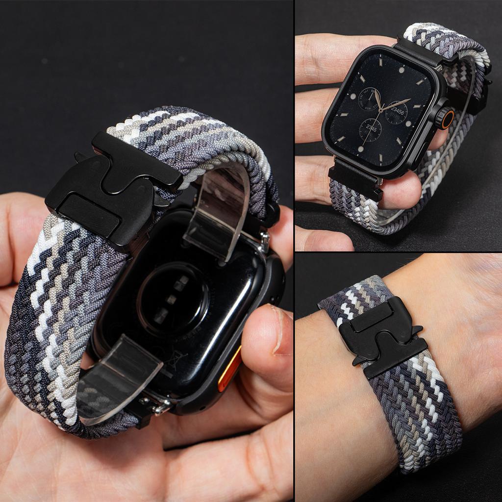 Strap+Case For Huawei Watch Fit 4Pro Band Smart Watch Nylon Adjustable Elastic Belts for Huawei Watch Fit 4 Fit 3 Correa