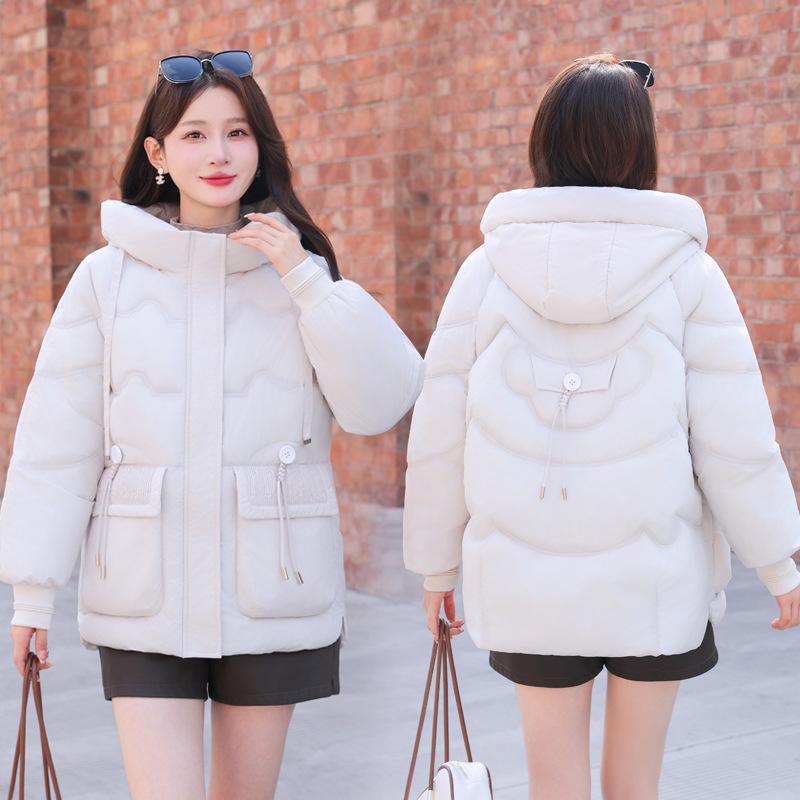 Hooded Down Padded Jacket Women's Winter Jacket 2025 Korean Version New Plus-size Casual Fashion Loose Women's Cotton Jacket