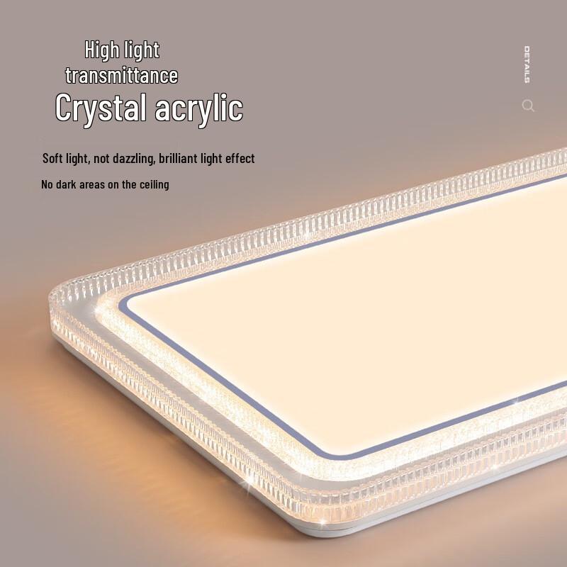 UOSU Round Light Luxury Ceiling Lamp with Voice Control