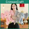 Elephant Plush Doll Animal Stuffed Toy Sleep Companion Room Decoration Kid Gift