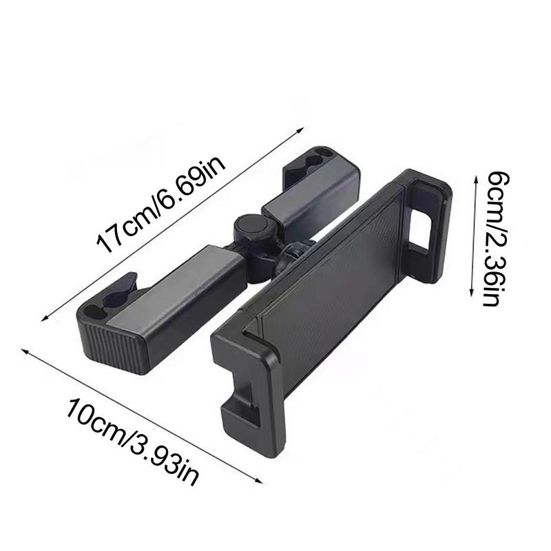 360 Degree Rotatable Car Tablet Holder Car Rear Seat Headrest Mobile Phone Holder Back Seats Tablet Mount Stand Auto Interior