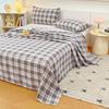 Class A Pure Cotton Thickened Old Coarse Cloth Bed Sheet Single Piece Student Dormitory Single Cotton Quilt 3pcs