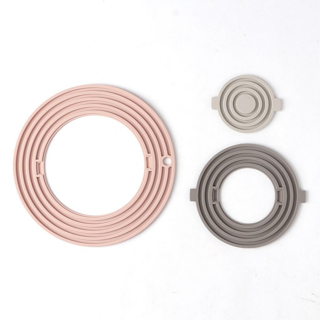 Odpinana silikonowa łapka kuchenna 3 w 1 (Różowy) Coaster