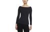 Drop Shoulder Sleeve T Shirt Women's Black DA0720-010