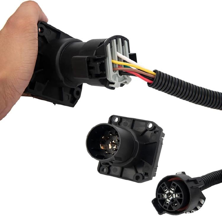 Trailer Wiring Harness Extension 56070 7 Foot 7Pin with Connector for 1500/2500/3500
