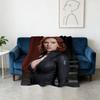 Blanket Super Warm Comfortable Plush Throw Blanket Child Home Sofa Bedroom J-Johansson S-Scarlett Actor Gift