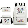 Poppy's Game Time Starry Sky Elementary School Bag Nightmare Animal Large Capacity Backpack Three-piece Set