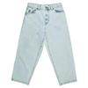 Mens Y2K Streetwear Loose Fit High Waist Denim Jeans With Cartoon Print Straight Leg Mid Rise Stretch Cotton All Season Casual