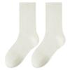 Women's Wool Thickened Heat-retaining and Warm Mid-calf Socks with Stretch and No Bones, Made of Mulberry Silk.