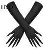 Creepy Long Nail Gloves 1 Pair Halloween Ghost Claw Gloves, Fingernail Witch Costume Durable Party Handwear Accessory, Dark Performance Prop